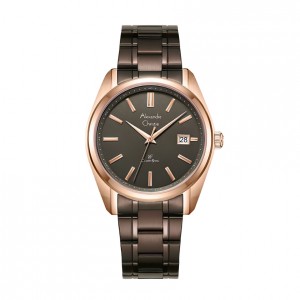 Alexandre Christie AC 8660 Rosegold Brown Man MDBROBO